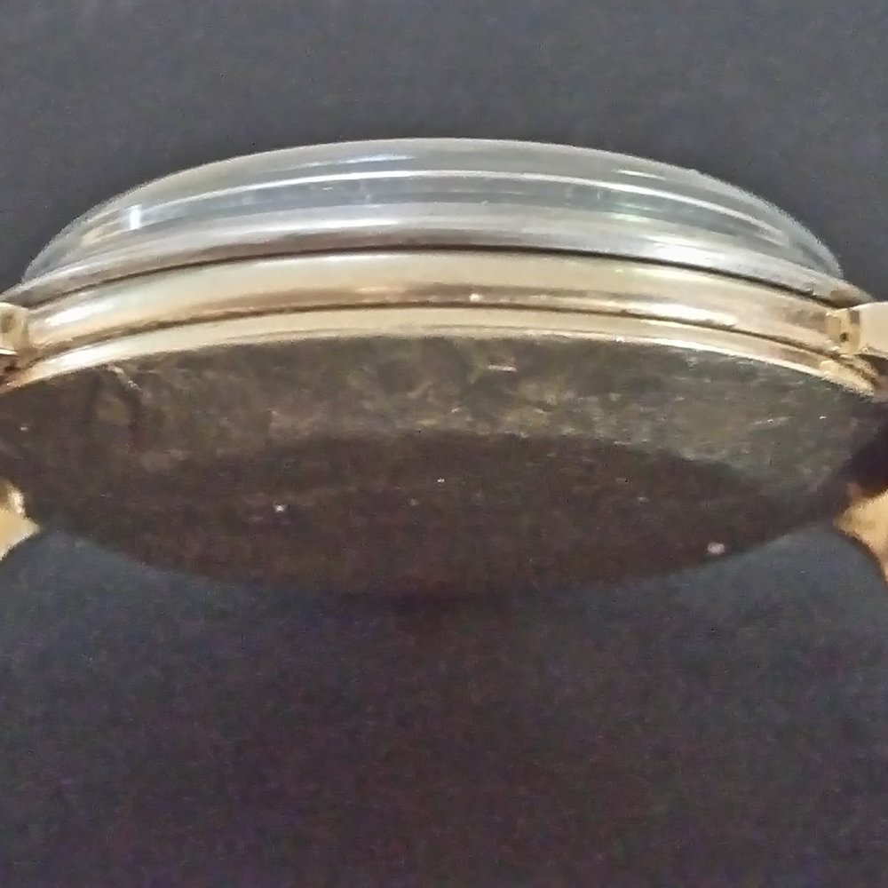 RARE 40's Omega Bumper Automatic 14K Gold Watch - Picture 9 of 11